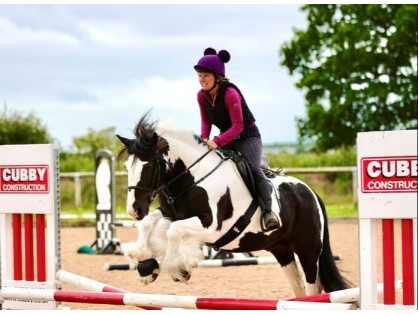 Blaze's recovery from previous, saddle related damage and loss of performance.
